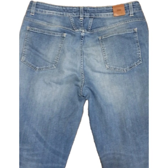 CLOSED Pedal Pusher Jeans Womens 32 Blue Stretch Denim Made In Italy High Rise - Picture 7 of 13